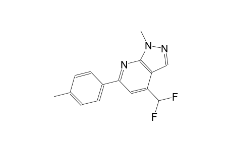 1H-pyrazolo[3,4-b]pyridine, 4-(difluoromethyl)-1-methyl-6-(4-methylphenyl)-