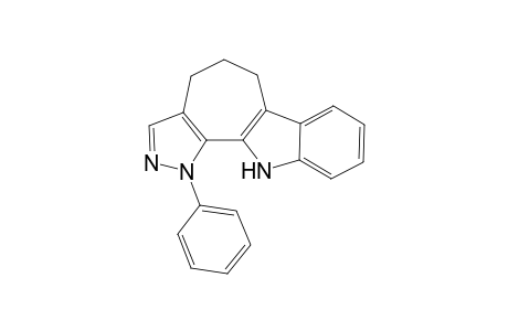 1-phenyl-4,5,6,11-tetrahydropyrazolo[4',3':6,7]cyclohepta[b]indole