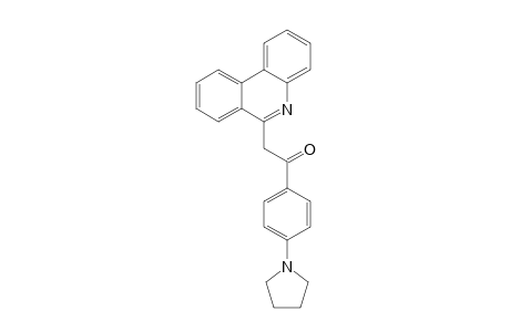 2-phenanthridin-6-yl-1-(4-pyrrolidin-1-ylphenyl)ethanone