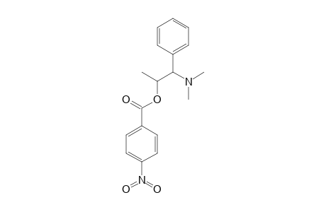 1-PHENYL-1-(DIMETHYLAMINO)-2-(4-NITROBENZOYLOXY)-PROPANE