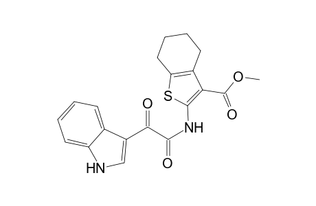 1-Benzothiophene-3-carboxylic acid, 4,5,6,7-tetrahydro-2-[[2-(1H-indol-3-yl)-1,2-dioxoethyl]amino]-, methyl ester