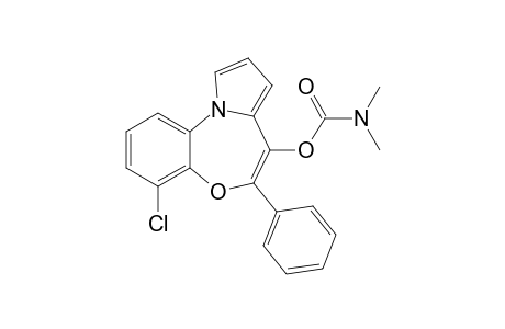 (4-chloranyl-6-phenyl-pyrrolo[2,1-d][1,5]benzoxazepin-7-yl) N,N-dimethylcarbamate