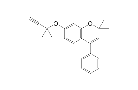2,2-Dimethyl-7-(2-methylbut-3-yn-2-yloxy)-4-phenyl-2H-chromene
