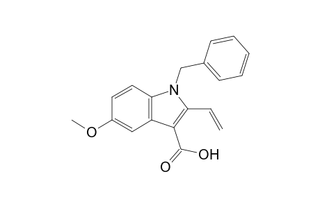 1-benzyl-2-ethenyl-5-methoxyindole-3-carboxylic acid