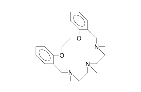 1,12,15-Triaza-3,4:9,10-dibenzo-1,12,15-trimethyl-5,8-dioxa-cycloheptadecane