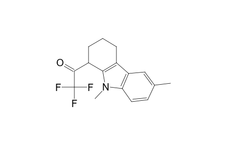 Ethanone, 2,2,2-trifluoro-1-(2,3,4,9-tetrahydro-6,9-dimethyl-1H-carbazol-1-yl)-