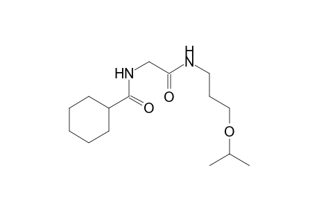 N-{2-[(3-isopropoxypropyl)amino]-2-oxoethyl}cyclohexanecarboxamide