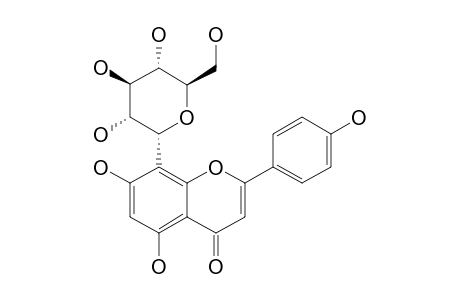 VITEXIN;5,7,4'-TRIHYDROXY-FLAVONE-8-C-ALPHA-D-GLUCOPYRANOSIDE;APIGENIN-8-C-ALPHA-D-GLUCOPYRANOSIDE
