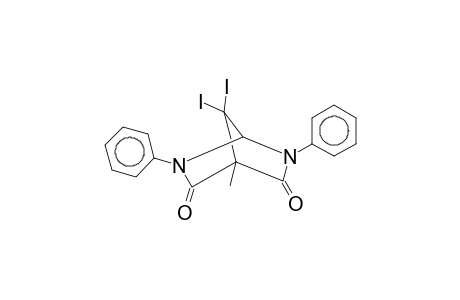 7,7-Diiodo-4-methyl-2,6-diphenyl-2,6-diazabicyclo[2.2.1]heptane-3,5-dione