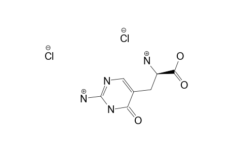 (2S)-2-AMINO-3-(2-AMINO-4-OXOPYRIMIDIN-5-YL)-PROPIONIC-ACID-DIHYDROCHLORIDE