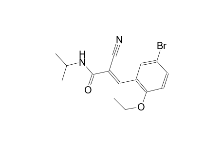 (2E)-3-(5-bromo-2-ethoxyphenyl)-2-cyano-N-isopropyl-2-propenamide