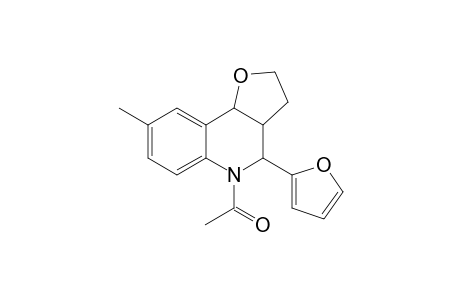 1-(4-Furan-2-yl-8-methyl-2,3,3a,9b-tetrahydro-4H-furo[3,2-c]quinolin-5-yl)-ethanone