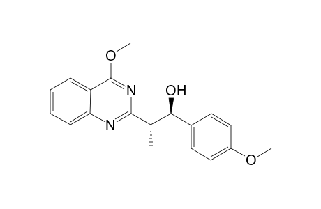 2-[(1R*,2R*)-2-hydroxy-2-(4-metoxyphenyl)-1-methylethyl]-4-(methoxy)quinazoline