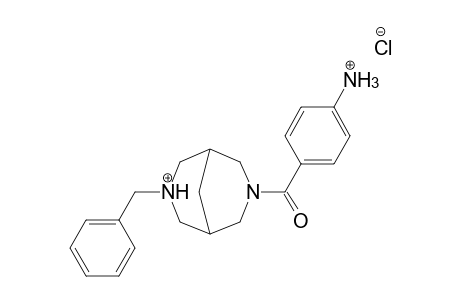 3,7-Diazabicyclo[3.3.1]nonane, 3-(4-aminobenzoyl)-7-(phenylmethyl)-, dihydrochloride, salt