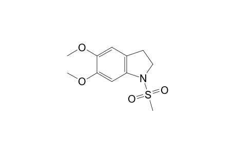 5,6-dimethoxy-1-(methylsulfonyl)indoline