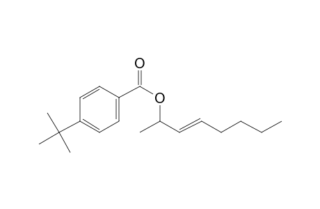 Benzoic acid, 4-tert-butyl, oct-3-en-2-yl ester