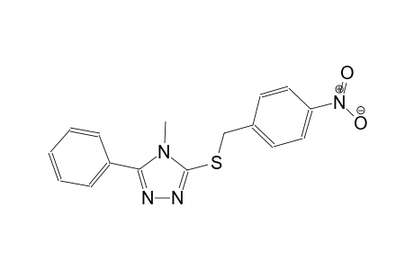 4-methyl-3-[(4-nitrobenzyl)sulfanyl]-5-phenyl-4H-1,2,4-triazole