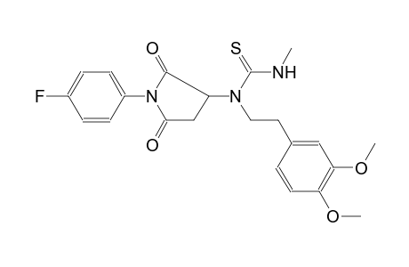 thiourea, N-[2-(3,4-dimethoxyphenyl)ethyl]-N-[1-(4-fluorophenyl)-2,5-dioxo-3-pyrrolidinyl]-N'-methyl-