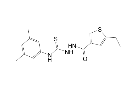 N-(3,5-dimethylphenyl)-2-[(5-ethyl-3-thienyl)carbonyl]hydrazinecarbothioamide