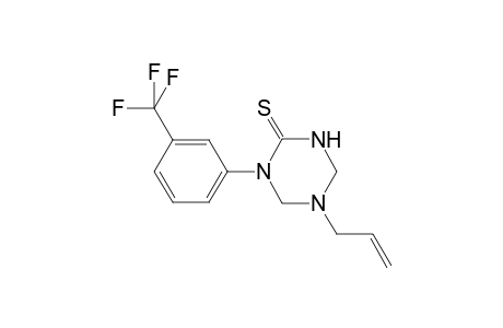 1,3,5-Triazine-2(1H)-thione, tetrahydro-5-(2-propenyl)-1-[3-(trifluoromethyl)phenyl]-