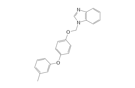 1H-Benzimidazole, 1-[[4-(3-methylphenoxy)phenoxy]methyl]-