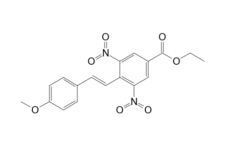Ethyl 4-[(E)-2-(4-methoxyphenyl)ethenyl]-3,5-dinitrobenzoate