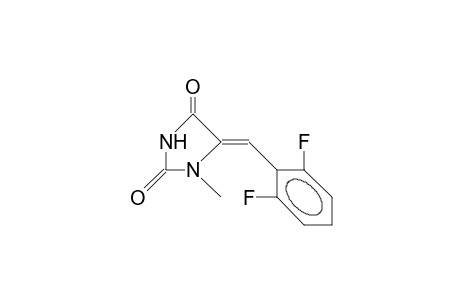(Z)-5-([2,6-Difluoro-phenyl]-methylene)-1-methyl-hydantoin