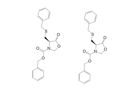 (R)-3-BENZYLOXYCARBONYL-4-(PHENYLMETHYLTHIOMETHYL)-OXAZOLIDIN-5-ONE