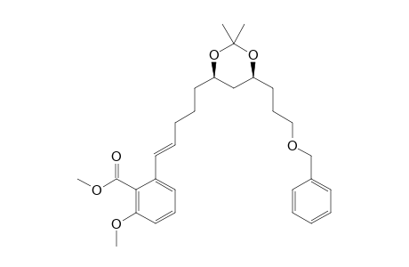 METHYL-2-[(1E,6R,8S)-11-(BENZYLOXY)-6,8-DIHYDROXY-6,8-O-ISOPROPYLIDENE-1-UNDECENYL]-6-METHOXYBENZOATE