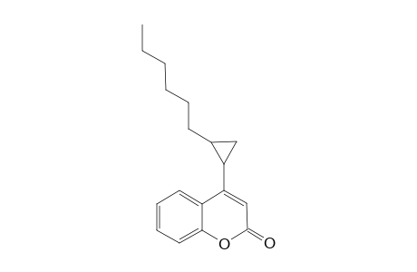 4-(2-hexylcyclopropyl)-2H-chromen-2-one