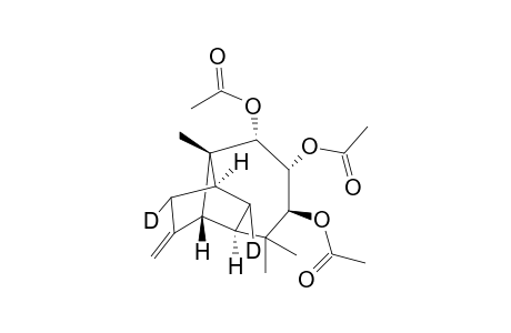(4R,5R,7S,8S,9S,10S,11S)-7,8,9-Triacetyloxy-1,2-dideuteriojiquilp-3(12)-ene