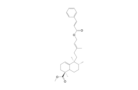 METHYL-15-E-CINNAMOYLOXY-1(10)-13E-ENT-HALIMADIEN-18-OATE