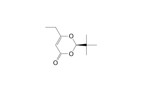 4H-1,3-Dioxin-4-one, 2-(1,1-dimethylethyl)-6-ethyl-, (R)-