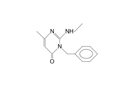 3-Benzyl-2-ethylamino-6-methyl-4(3H)-pyrimidone