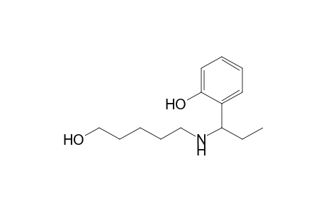 2-[1-(5-Oxidanylpentylamino)propyl]phenol