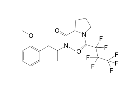 N-(N'-heptafluorobutyryl-L-prolyl)methoxyphenamine