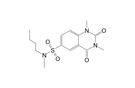 N-butyl-N,1,3-trimethyl-2,4-dioxo-1,2,3,4-tetrahydro-6-quinazolinesulfonamide