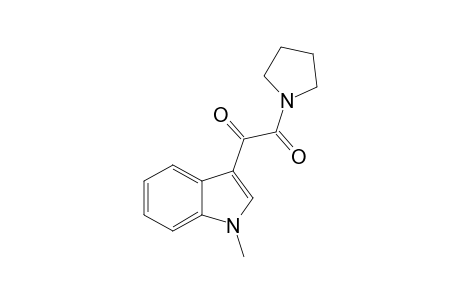 1-Ethanone, 1-(1-methyl-1H-indol-3-yl)-2-oxo-2-(1-pyrrolidinyl)-