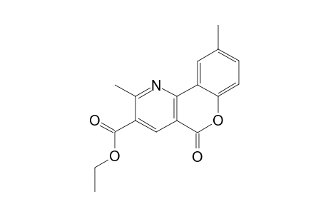 ETHYL-2,9-DIMETHYL-5-OXO-5H-[1]-BENZOPYRANO-[4,3-B]-PYRIDINE-3-CARBOXYLATE