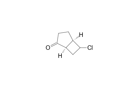 Bicyclo[3.2.0]heptan-2-one, 6-chloro-, cis-