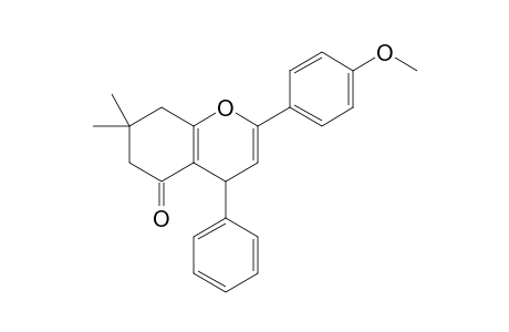 2-(4-Methoxyphenyl)-7,7-dimethyl-4-phenyl-6,8-dihydro-4H-1-benzopyran-5-one