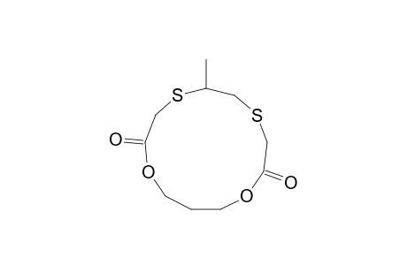 9-Methyl-1,5-dioxa-8,11-dithiacyclotridecane-6-13-dione