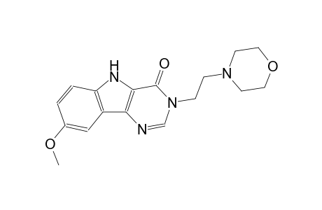 8-methoxy-3-[2-(4-morpholinyl)ethyl]-3,5-dihydro-4H-pyrimido[5,4-b]indol-4-one