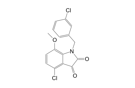 4-chloro-1-(3-chlorobenzyl)-7-methoxy-1H-indole-2,3-dione