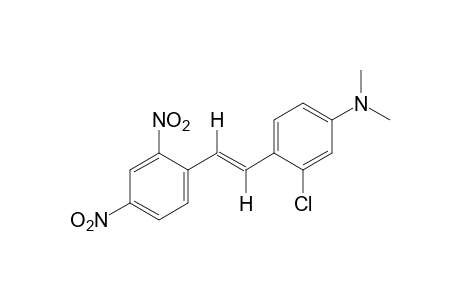 trans-2-chloro-N,N-dimethyl-2',4'-dinitro-4-stilbenamine