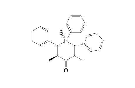 3,5-DIMETHYL-1,2,6-TRIPHENYL-4-PHOSPHORINANONE-1-SULFIDE