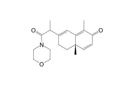 4-[(11S)-3-Oxoeudesma-1,4,6-trien-12-oyl]morpholine