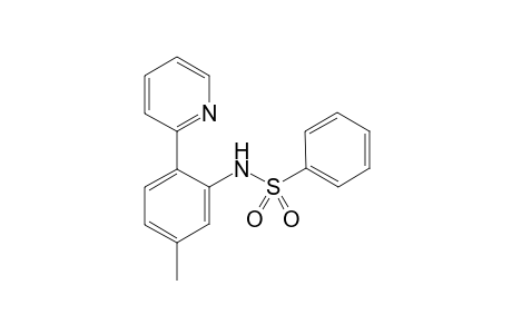 N-(5-methyl-2-(pyridin-2-yl)phenyl)benzenesulfonamide