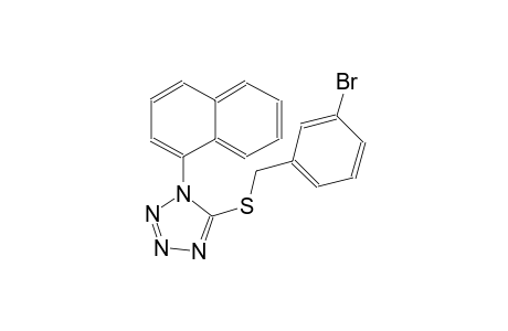 1H-tetrazole, 5-[[(3-bromophenyl)methyl]thio]-1-(1-naphthalenyl)-