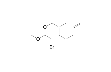 (E)-7-(2'-Bromo-1'-ethoxyethoxy)-6-methylhepta-1,5-diene